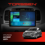 Штатная магнитола Torssen Hyundai Accent 2017+ F98256 4G Carplay