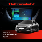 Штатная магнитола Torssen Hyundai Accent/Verna 2021+ FL9 4+64Gb 4G Carplay DSP