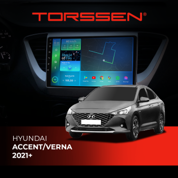 Штатна магнітола Torssen Hyundai Accent/Verna 2021+ FL9 4+64Gb 4G Carplay DSP Штатна магнітола Torssen Hyundai Accent/Verna 2021+ FL9 4+64Gb 4G Carplay DSP