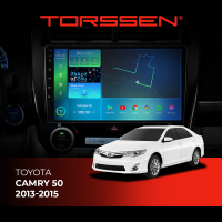 Штатная магнитола Torssen Toyota Camry 50 2013-2015 F96128 4G Carplay DSP с кнопками