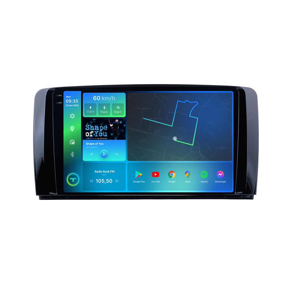Штатная магнитола Torssen 2K Mercedes R-class 05-13 FL9 4+64Gb 4G Carplay DSP