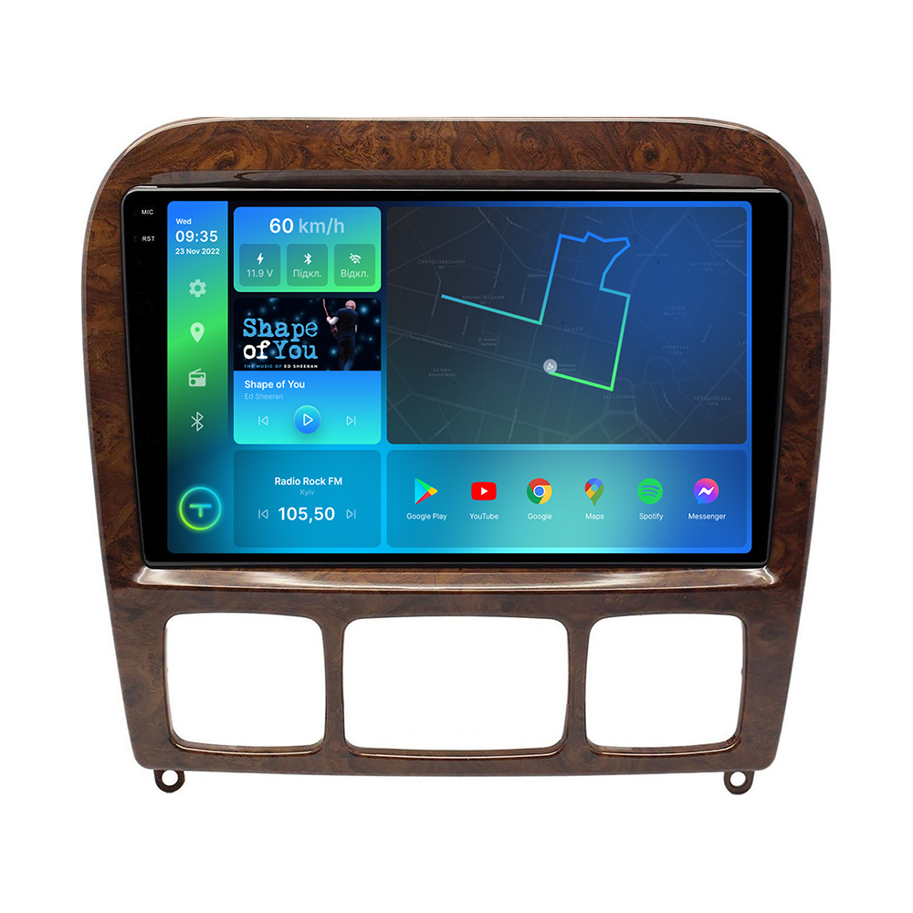 Штатная магнитола Torssen 2K Mercedes W220 02-05 FL9 4+64Gb 4G Carplay DSP