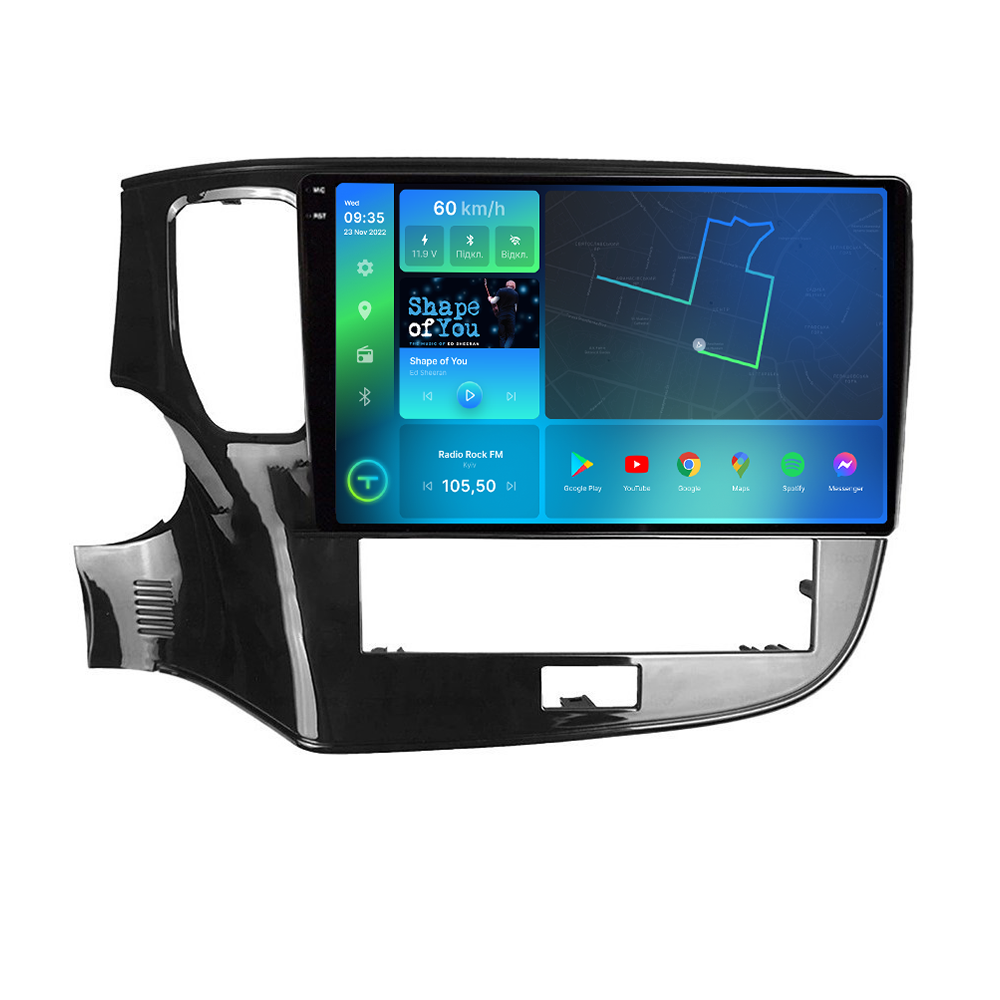 Штатная магнитола Torssen 2K Mitsubishi Outlander Rockford 20+ F106128 4G Carplay DSP