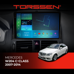 Штатная магнитола Torssen 2K Mercedes W204 C-class 07-14 F96128 4G Carplay DSP