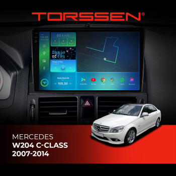 Штатная магнитола Torssen 2K Mercedes W204 C-class 07-14 F9464 4G Carplay DSP Штатная магнитола Torssen 2K Mercedes W204 C-class 07-14 F9464 4G Carplay DSP
