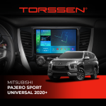 Штатная магнитола Torssen 2K Mitsubishi Pajero Sport universal 2020+ F10464 4G Carplay DSP
