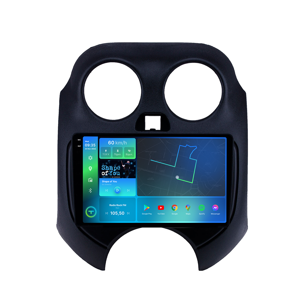 Штатная магнитола Torssen 2K Nissan Micra/March 2010+, Renault Pulse 2011+ F9464 4G Carplay DSP
