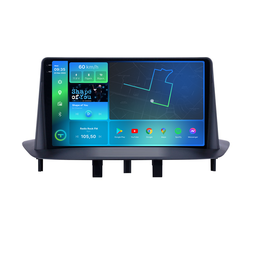 Штатная магнитола Torssen 2K Renault Megane 3 08-15 F9464 4G Carplay DSP