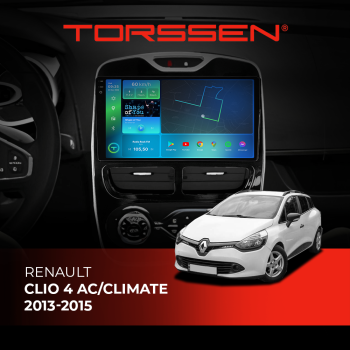 Штатная магнитола Torssen 2K Renault Clio 4 AC/Climate 13-15 F9464 4G Carplay DSP Штатная магнитола Torssen 2K Renault Clio 4 AC/Climate 13-15 F9464 4G Carplay DSP
