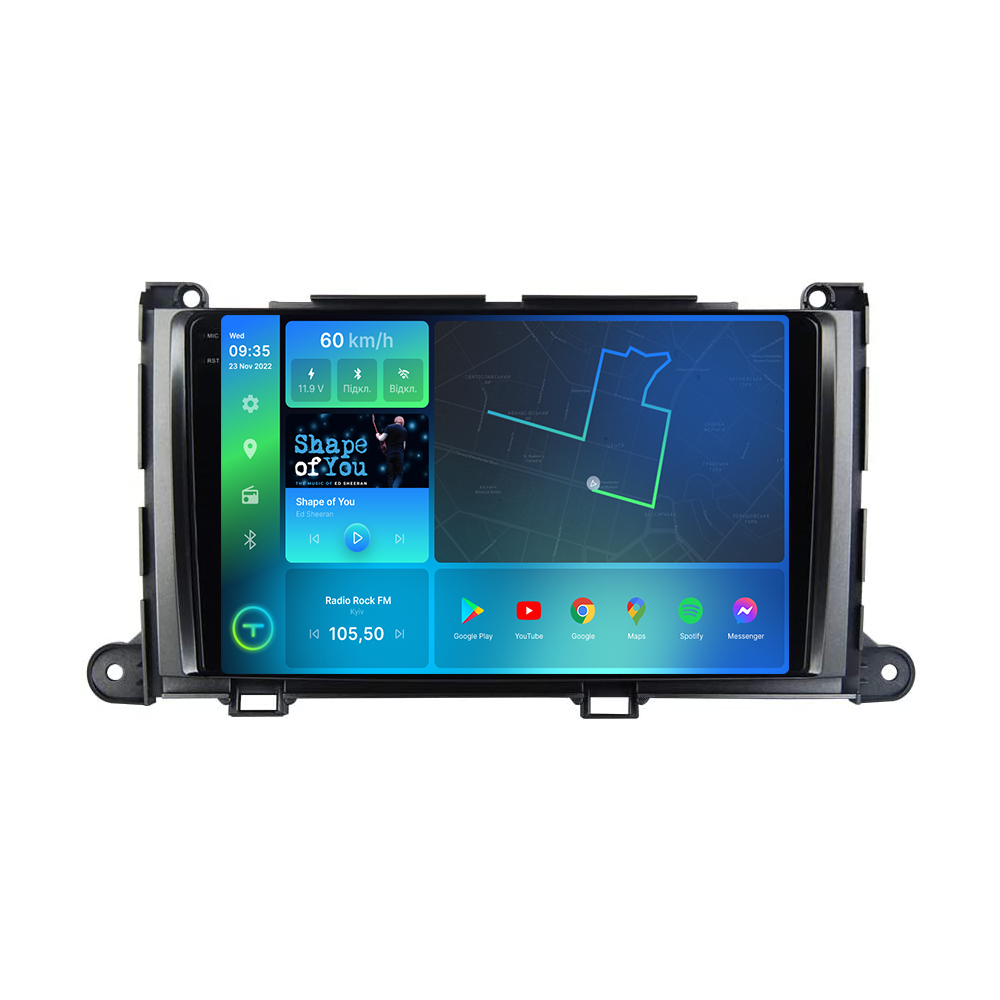Штатная магнитола Torssen 2K Toyota Sienna 09-14 F9464 4G Carplay DSP