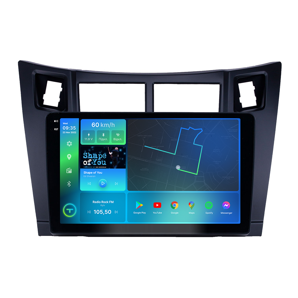 Штатная магнитола Torssen 2K Toyota Yaris Vios 05-11 black F9464 4G Carplay DSP