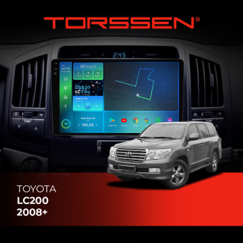 Штатная магнитола Torssen 2K Toyota LC200 2008+ F10464 4G Carplay DSP