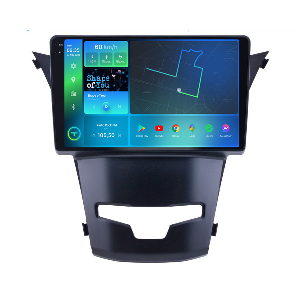 Штатная магнитола Torssen 2K SsangYong Korando 3/Action 2 13-17 FL9 4+64Gb 4G Carplay DSP