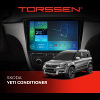 Штатная магнитола Torssen 2K Skoda Yeti Conditioner F10464 4G Carplay DSP
