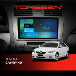 Штатна магнітола Torssen 2K Toyota Camry 40 F9464 4G Carplay DSP