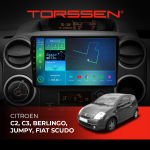 Штатная магнитола Torssen Citroen C2, C3, Berlingo, Jumpy, Fiat Scudo NF9 Carplay