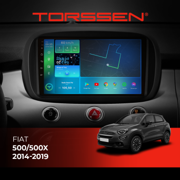Штатная магнитола Torssen Fiat 500/500X 14-19 F96128 4G Carplay
