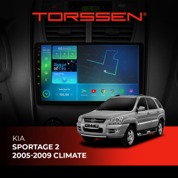 Штатная магнитола Torssen Kia Sportage 2 05-09 climate F98256 4G Carplay DSP Штатная магнитола Torssen Kia Sportage 2 05-09 climate F98256 4G Carplay DSP