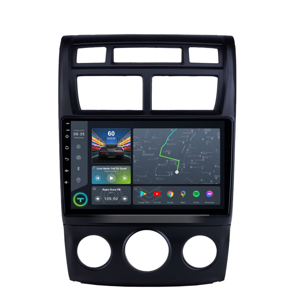 Штатная магнитола Torssen Kia Sportage 2 05-09 conditioneer F98256 4G Carplay DSP