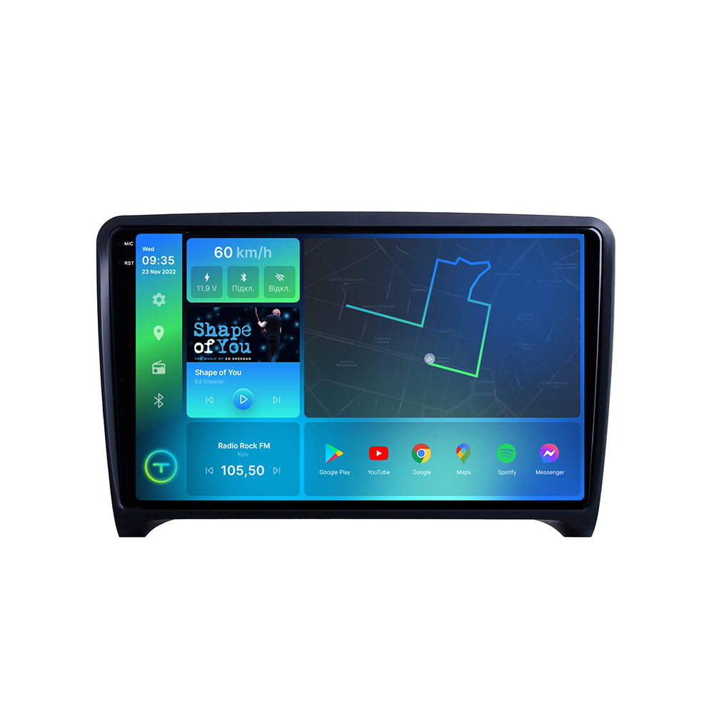 Штатна магнітола Torssen 2K Audi TT 06-14 F9464 4G Carplay DSP
