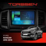 Штатна магнітола Torssen 2K Ford Ranger 15-19 F96128 4G Carplay DSP