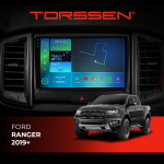 Штатна магнітола Torssen 2K Ford Ranger 19+ F9464 4G Carplay DSP