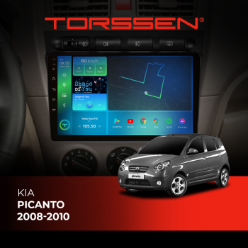 Штатная магнитола Torssen Kia Picanto 2008-2010 F9232 4G Carplay DSP