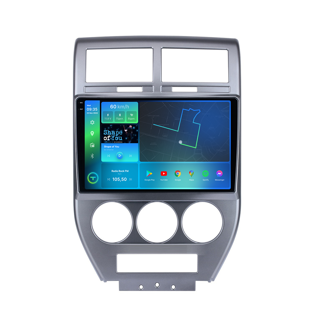 Штатна магнітола Torssen 2K Jeep Compass 07-10 F10464 4G Carplay DSP