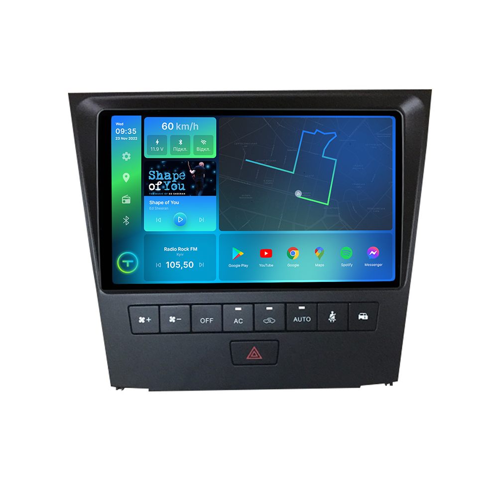 Штатна магнітола Torssen 2K Lexus GS300 S190/GS350 04-11 FL9 4+64Gb 4G Carplay DSP