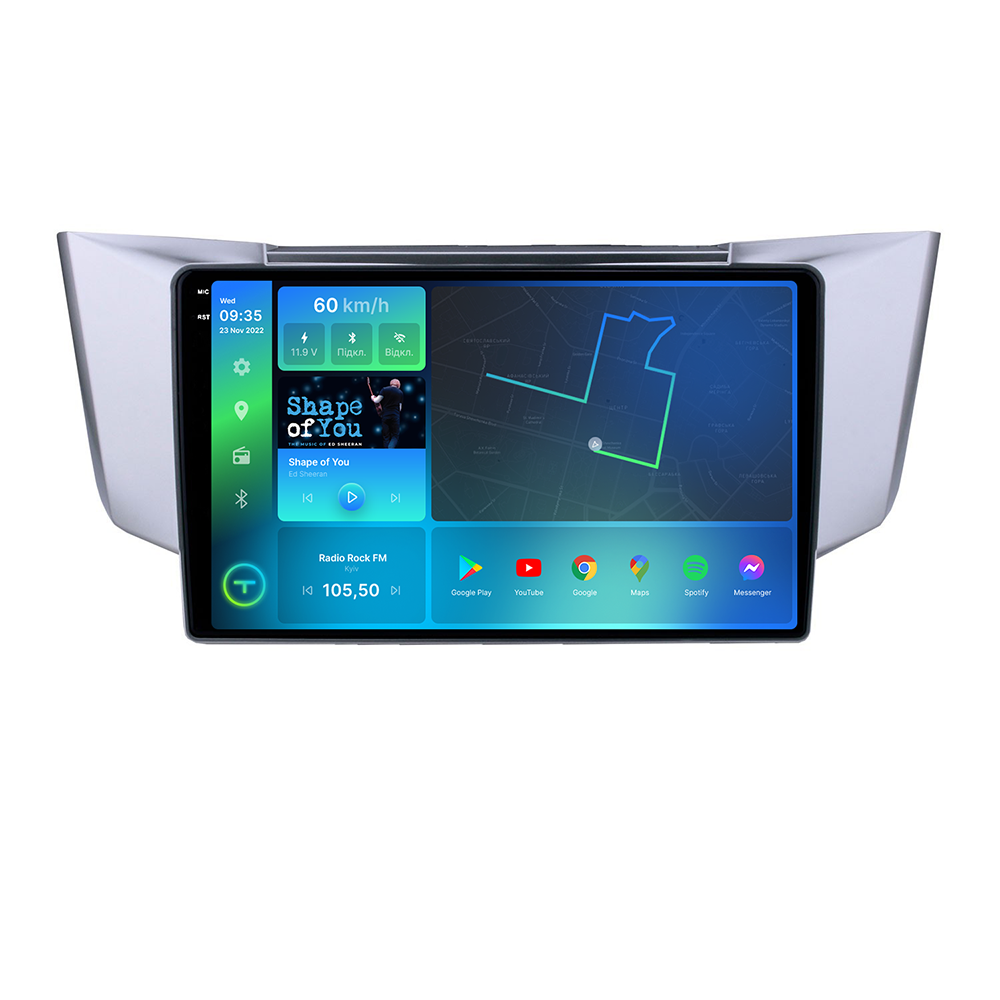 Штатная магнитола Torssen 2K Lexus RX 03-09, Toyota Harrier Silver F96128 4G Carplay DSP