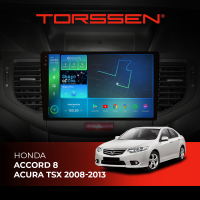 Штатная магнитола Torssen 2K Honda Accord 8/Acura TSX 08-13 F96128 4G Carplay DSP
