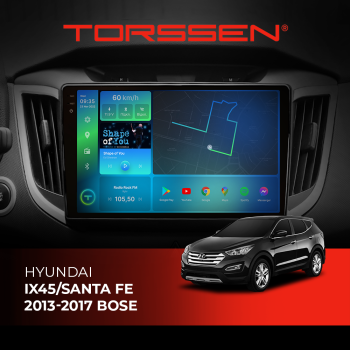 Штатна магнітола Torssen 2K Hyundai IX45/Santa Fe 2013-2017 Bose F9464 4G Carplay DSP Штатна магнітола Torssen 2K Hyundai IX45/Santa Fe 2013-2017 Bose F9464 4G Carplay DSP