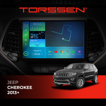 Штатна магнітола Torssen 2K Jeep Cherokee 2013+ FL10 4+64Gb 4G Carplay DSP Штатна магнітола Torssen 2K Jeep Cherokee 2013+ FL10 4+64Gb 4G Carplay DSP