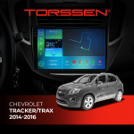 Штатна магнітола Torssen 2K Chevrolet Tracker/Trax 14-16 F9464 4G Carplay DSP