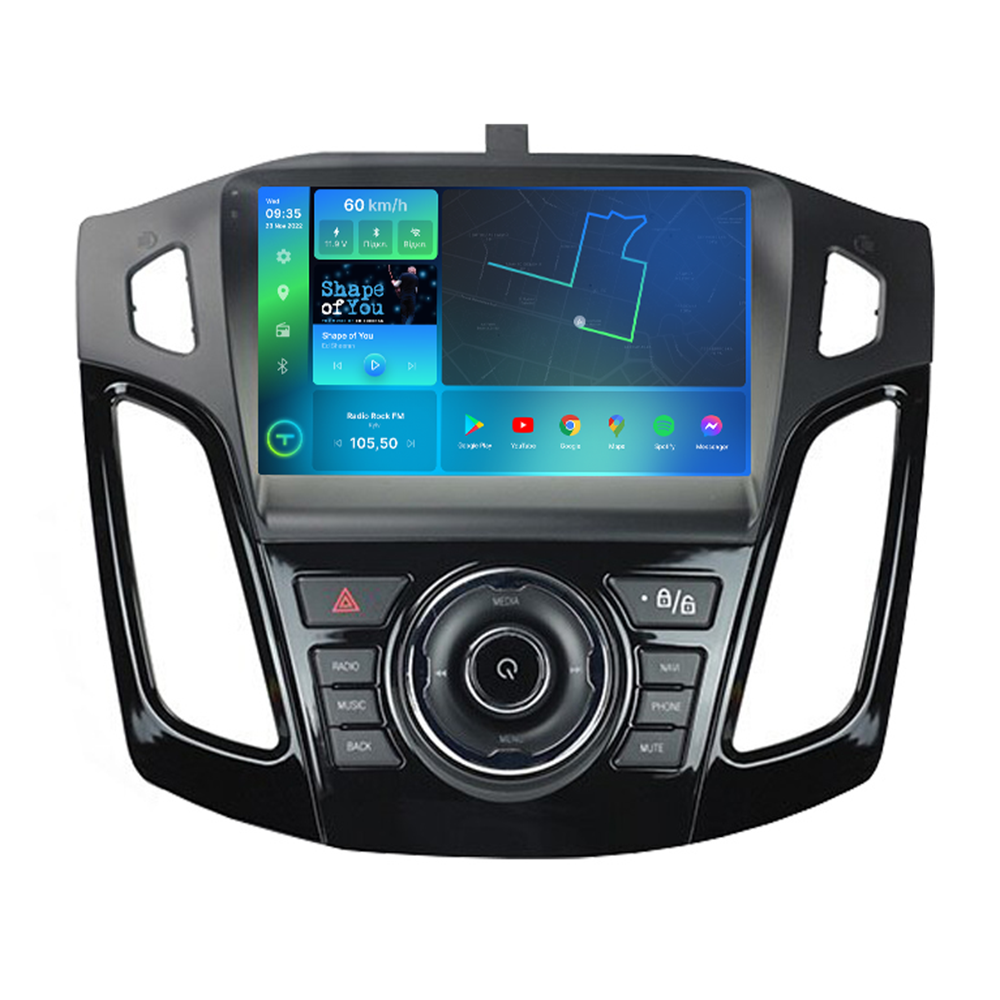 Штатная магнитолаTorssen 2K DTS Ford Focus 12-17 черн.глянец с кнопками TOP F9432 4G Carplay DSP