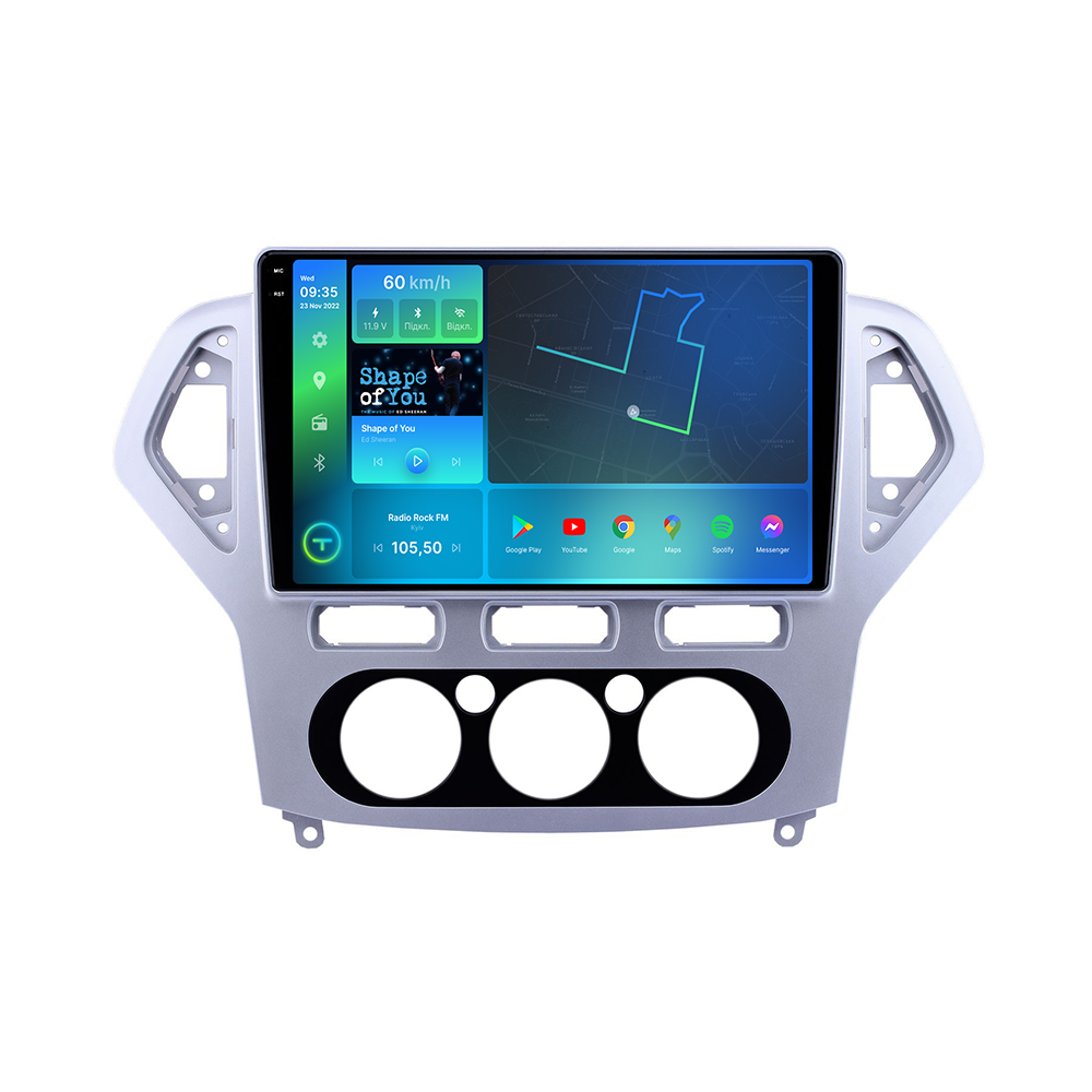 Штатна магнітола Torssen 2K Ford Mondeo 07-11 silver F96128 4G Carplay DSP