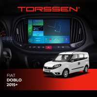 Штатна магнітола Torssen 2K Fiat Doblo 15+ F96128 4G Carplay DSP