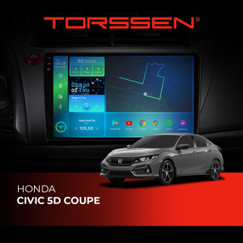 Штатная магнитола Torssen 2K Honda Civic 5D Coupe F9464 4G Carplay DSP Штатная магнитола Torssen 2K Honda Civic 5D Coupe F9464 4G Carplay DSP