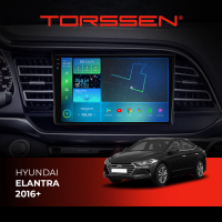 Штатная магнитола Torssen 2K Hyundai Elantra 2016+ F96128 4G Carplay DSP