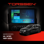 Штатная магнитола Torssen 2K Mercedes ML W163 1997-2005 F96128 4G Carplay DSP