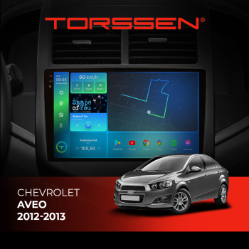 Штатна магнітола Torssen 2K Chevrolet Aveo 12-13 F9464 4G Carplay DSP