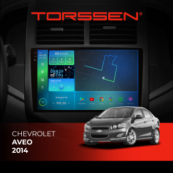 Штатна магнітола Torssen 2K Chevrolet Aveo 14- F96128 4G Carplay DSP