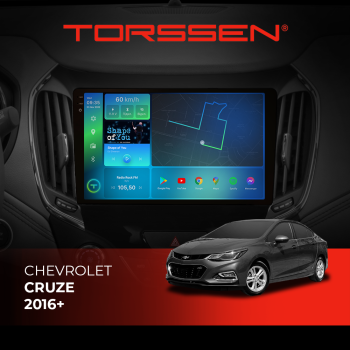 Штатная магнитола Torssen 2K Chevrolet Cruze 16+ F9464 4G Carplay DSP