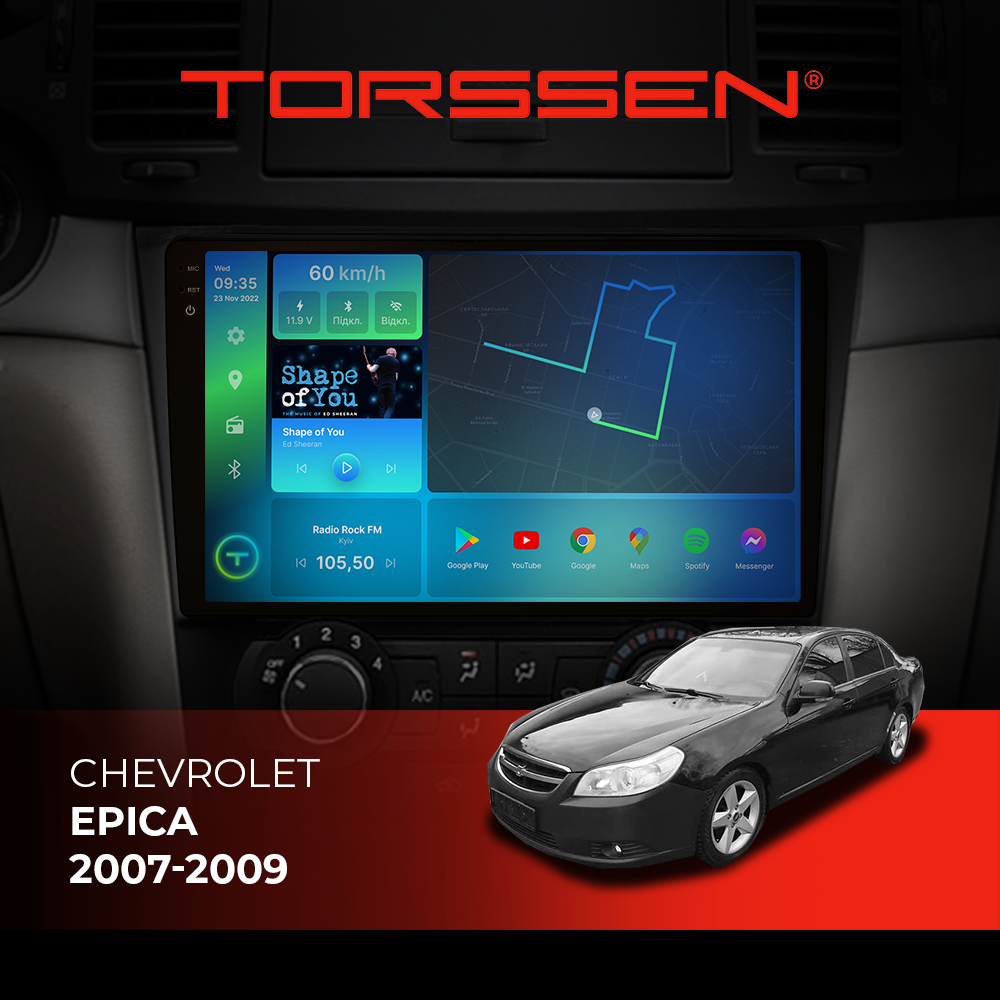 Штатна магнітола Torssen 2K Chevrolet Epica 07-09 F9464 4G Carplay DSP