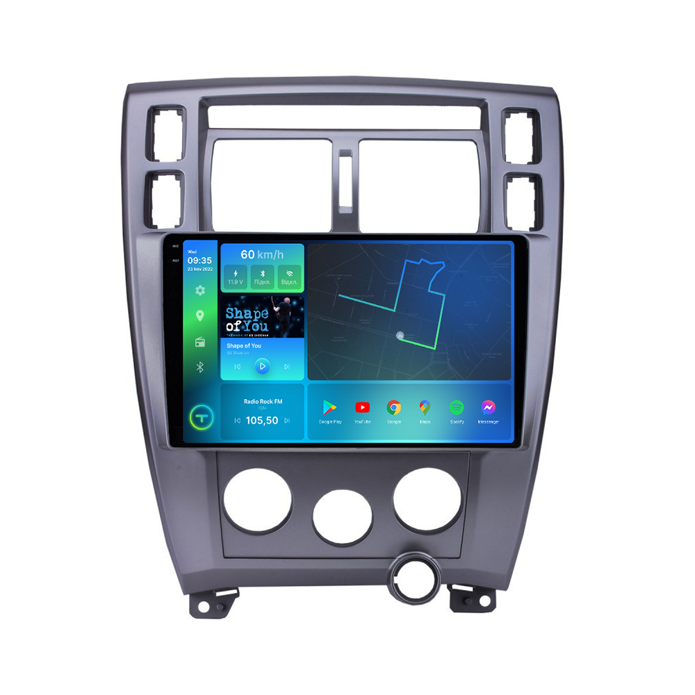 Штатная магнитола Torssen 2K DTS Hyundai Tucson 1 04-09 F10432 4G Carplay DSP