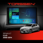 Штатная магнитола Torssen 2K DTS Renault Clio 05-14 F9432 4G Carplay DSP