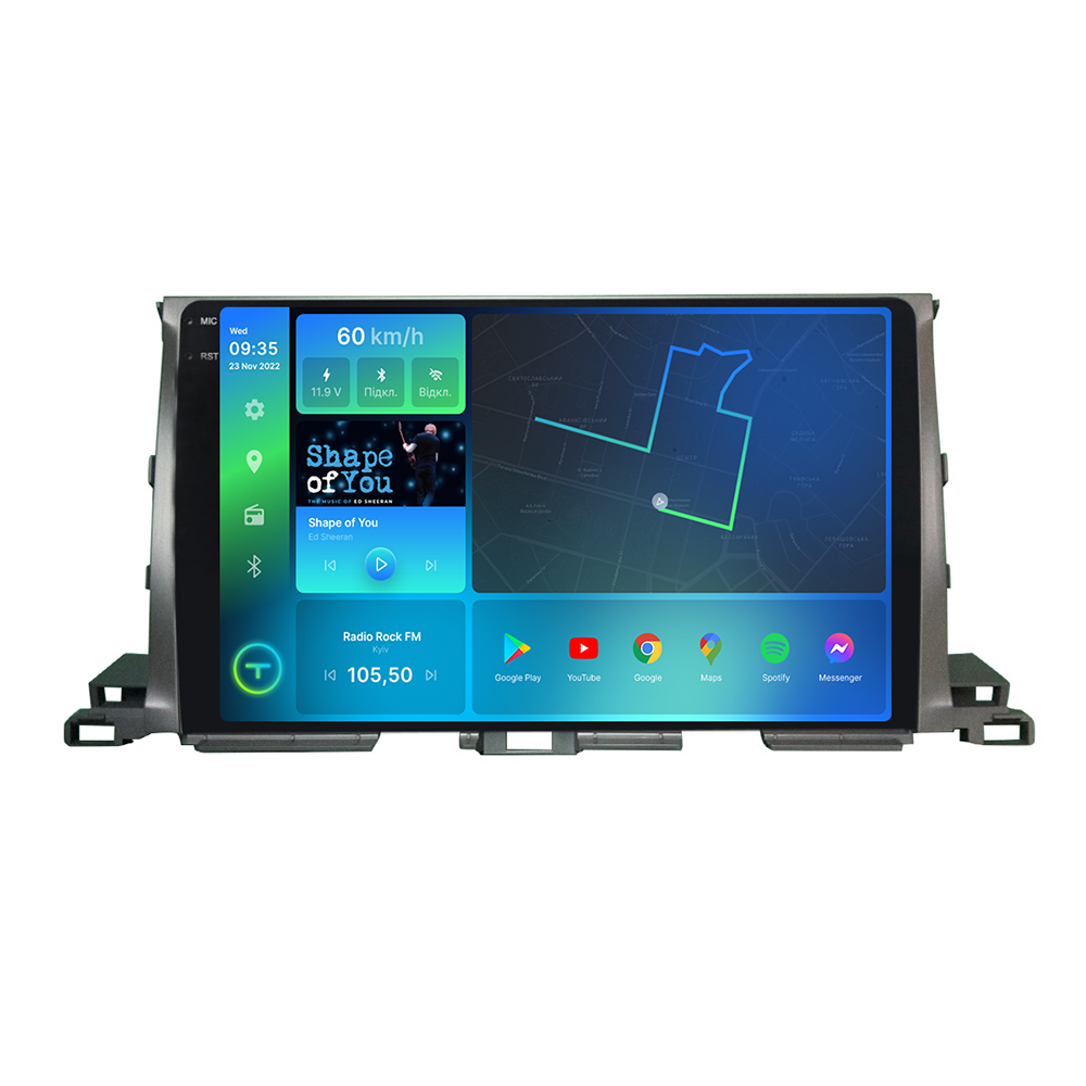 Штатна магнітола Torssen 2K DTS Toyota Highlander XU 50 2016- F10432 4G Carplay DSP