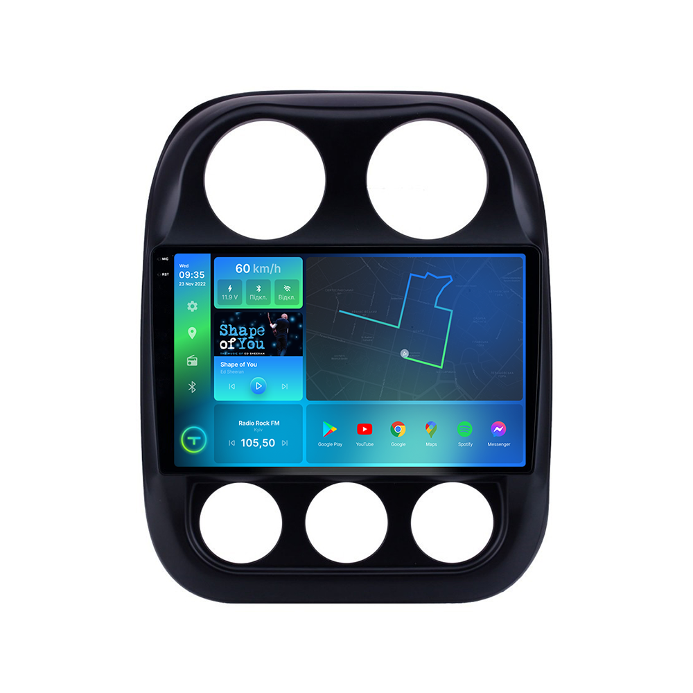 Штатная магнитола Torssen 2K DTS Jeep Compas/Patriot 10-16 F10432 4G Carplay DSP