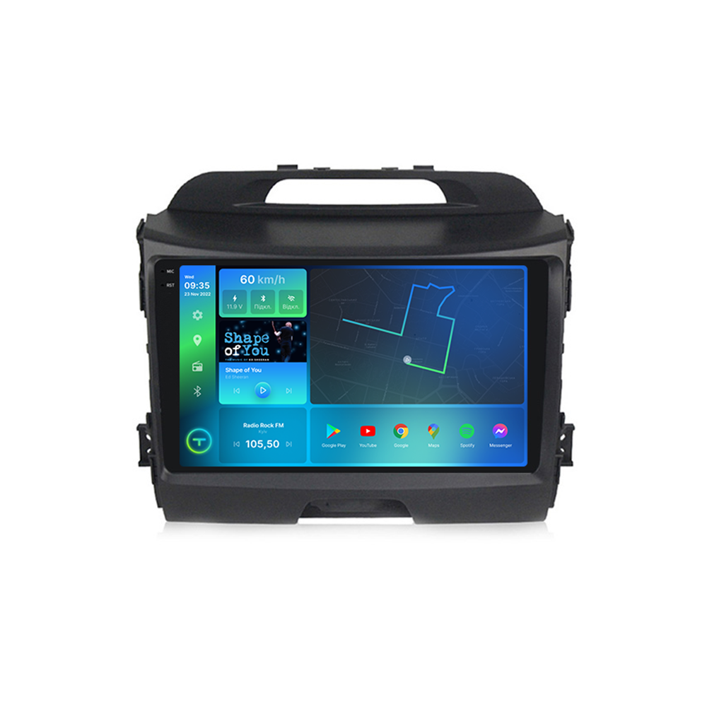 Штатная магнитола Torssen 2K DTS Kia Sportage 2009-2016 F9432 4G Carplay DSP