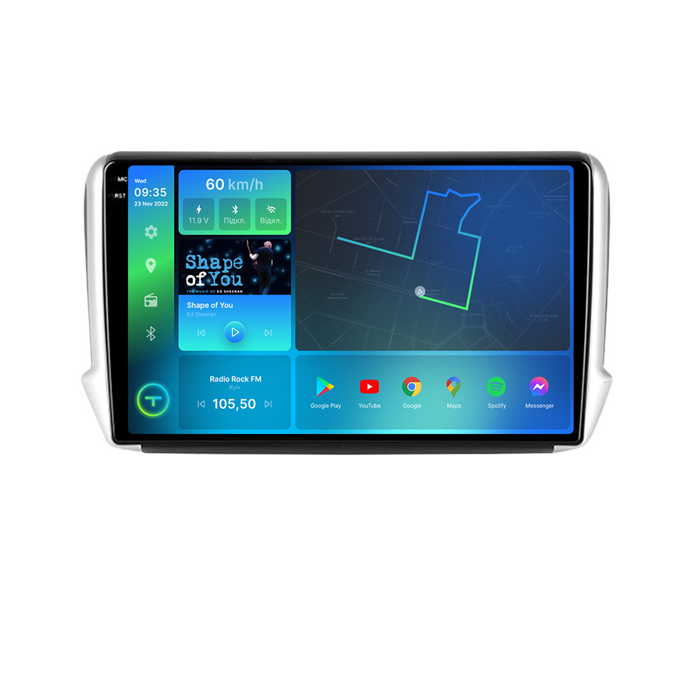 Штатна магнітола Torssen 2K DTS Peugeot 2008 -20 F9432 4G Carplay DSP